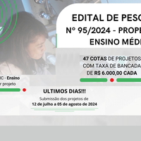 Últimos dias para a submissão de Projetos de Pesquisa